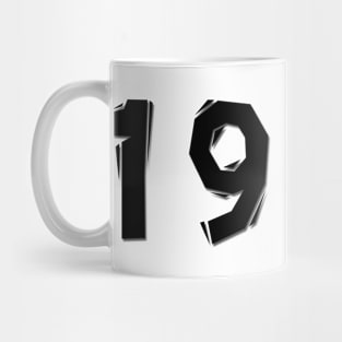 1998 year | simple black Mug